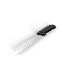 Knife with serrated blade, wide Knife with serrated blade, wide