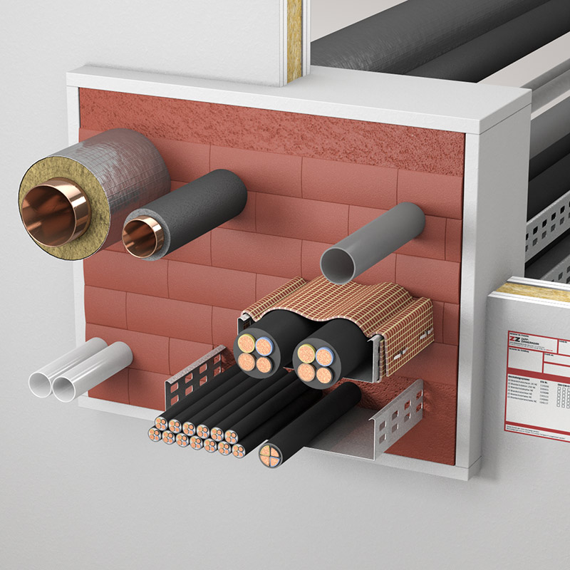 System ZZ Fire Protection Block 200 NE flexible wall System ZZ Fire Protection Block 200 NE flexible wall