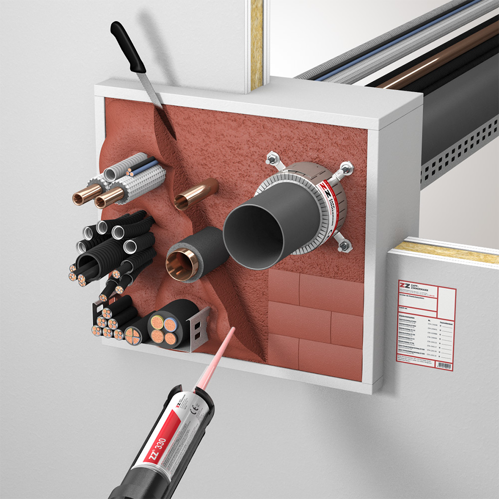 ZZ® M30 / ZZ® Fire Protection Foam flexible wall