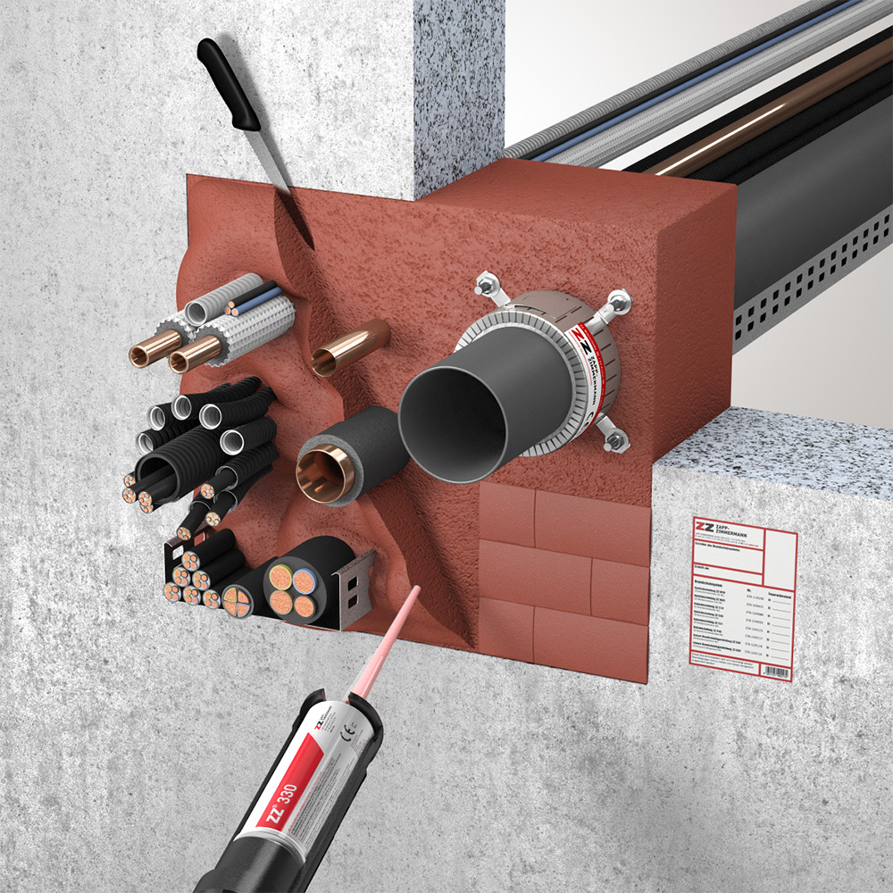 ZZ® M30 / ZZ® Fire Protection Foam rigid wall