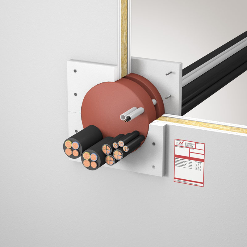 Fire Protection Plug ZZ NE flexible wall Fire Protection Plug ZZ NE flexible wall